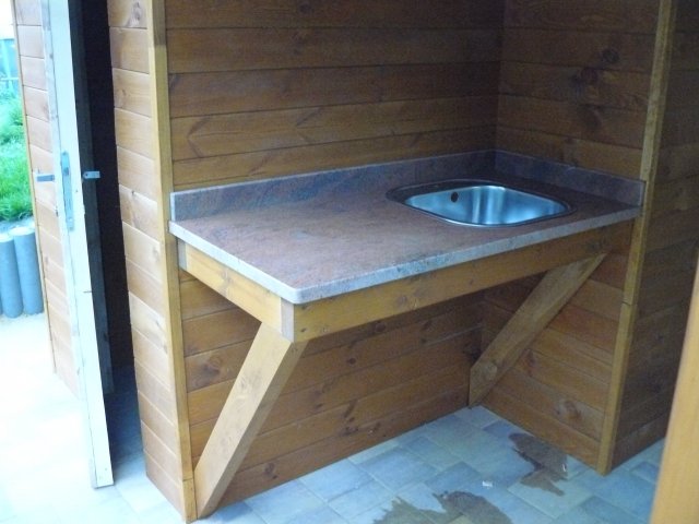 Pergola - Paskov - včetně kůlny, WC a umyvadlové desky